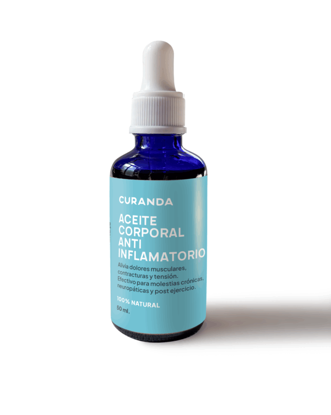 aceite corporal anti inflamatorio gotero